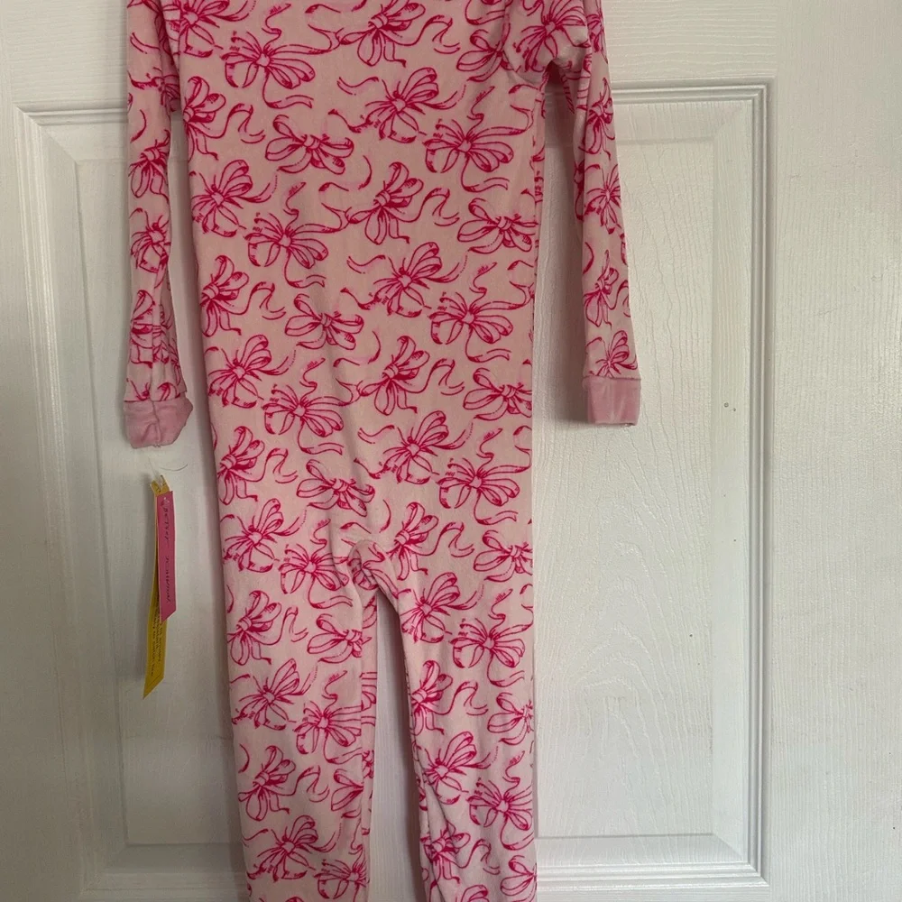 🆕Betsey Johnson Ribbon Footie Pajamas
